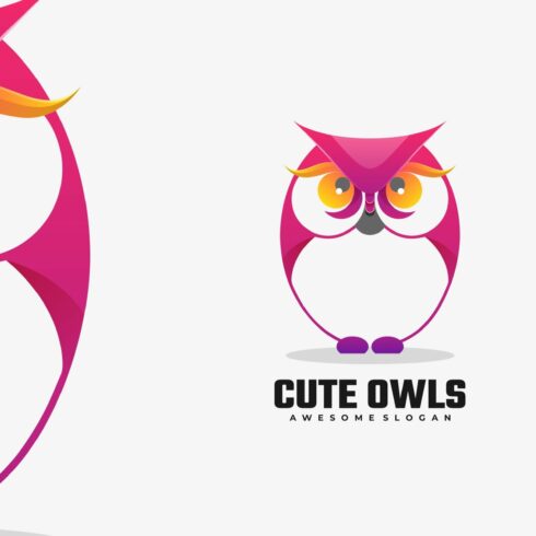 Owl Gradient Colorful Logo cover image.