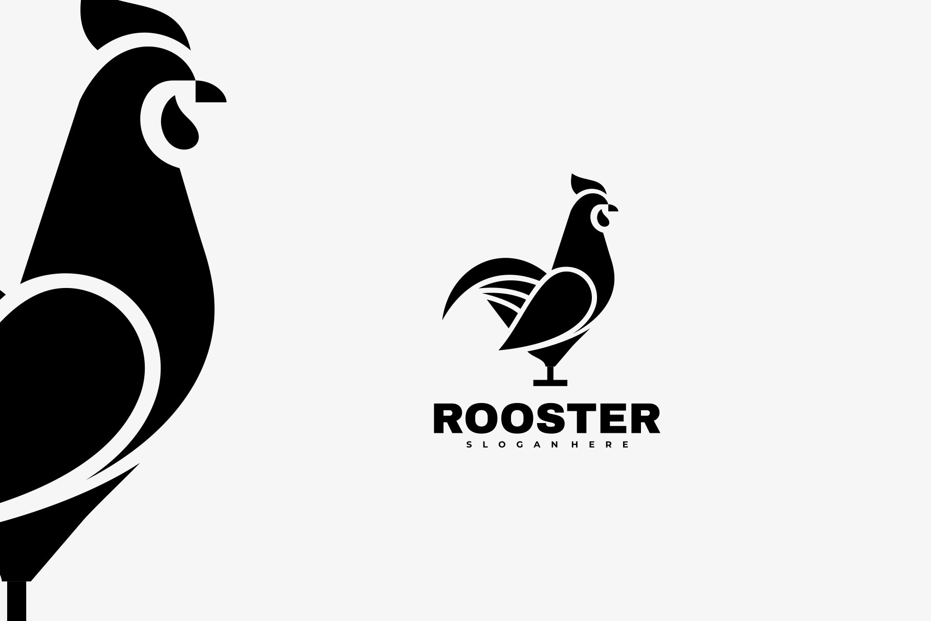 Rooster Silhouette Logo cover image.