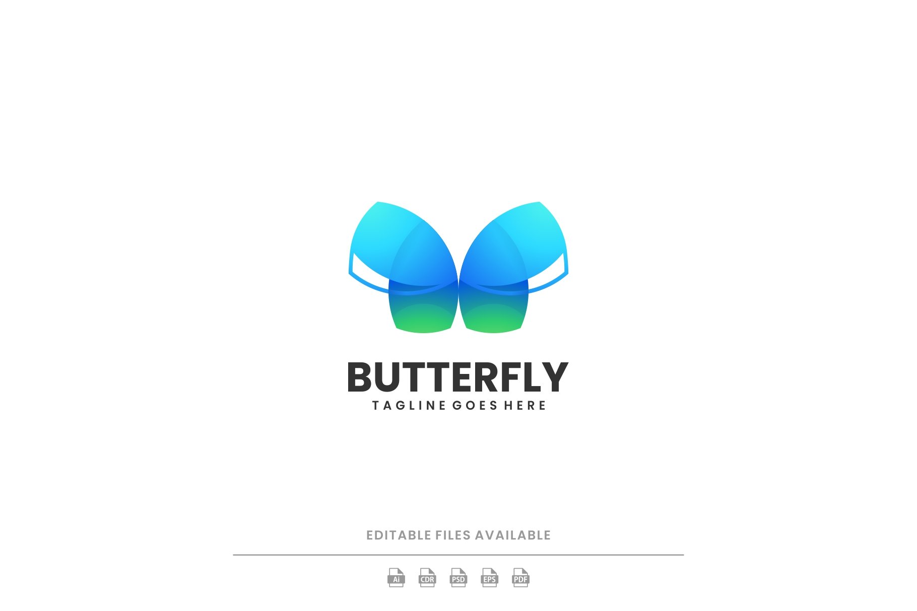 Butterfly Colorful Logo cover image.