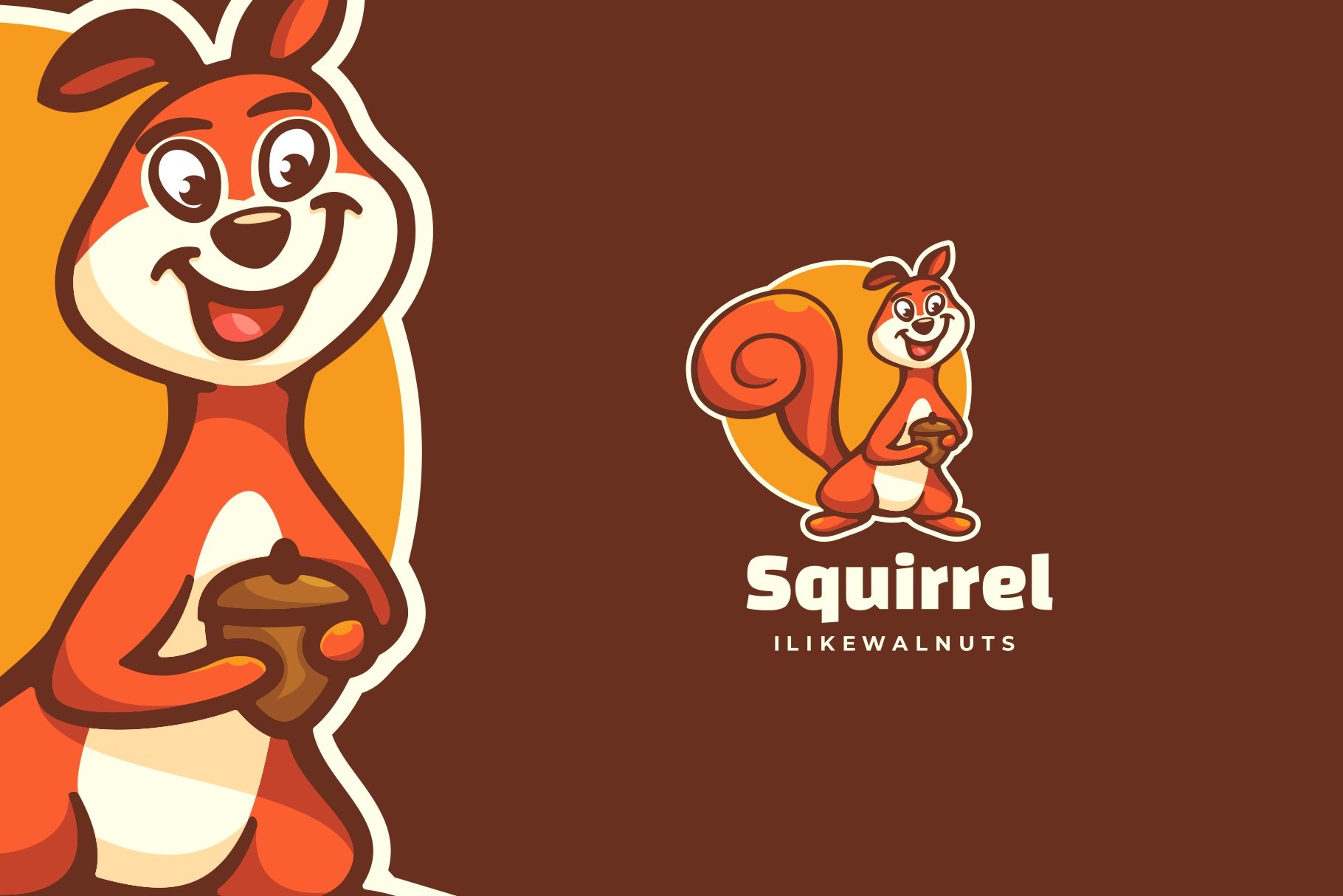 Squirrel Cartoon Logo cover image.