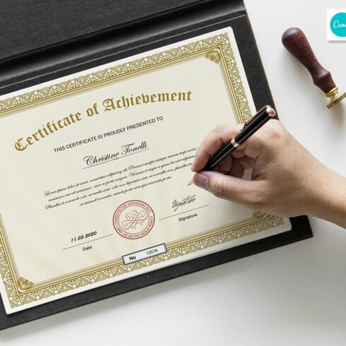 Certificate Template V02 cover image.