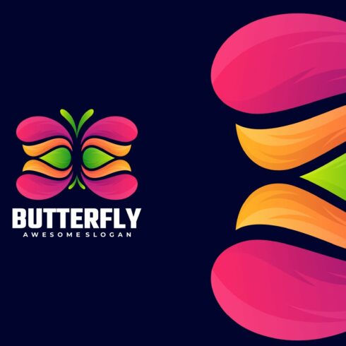 Butterfly Gradient Colorful Logo cover image.