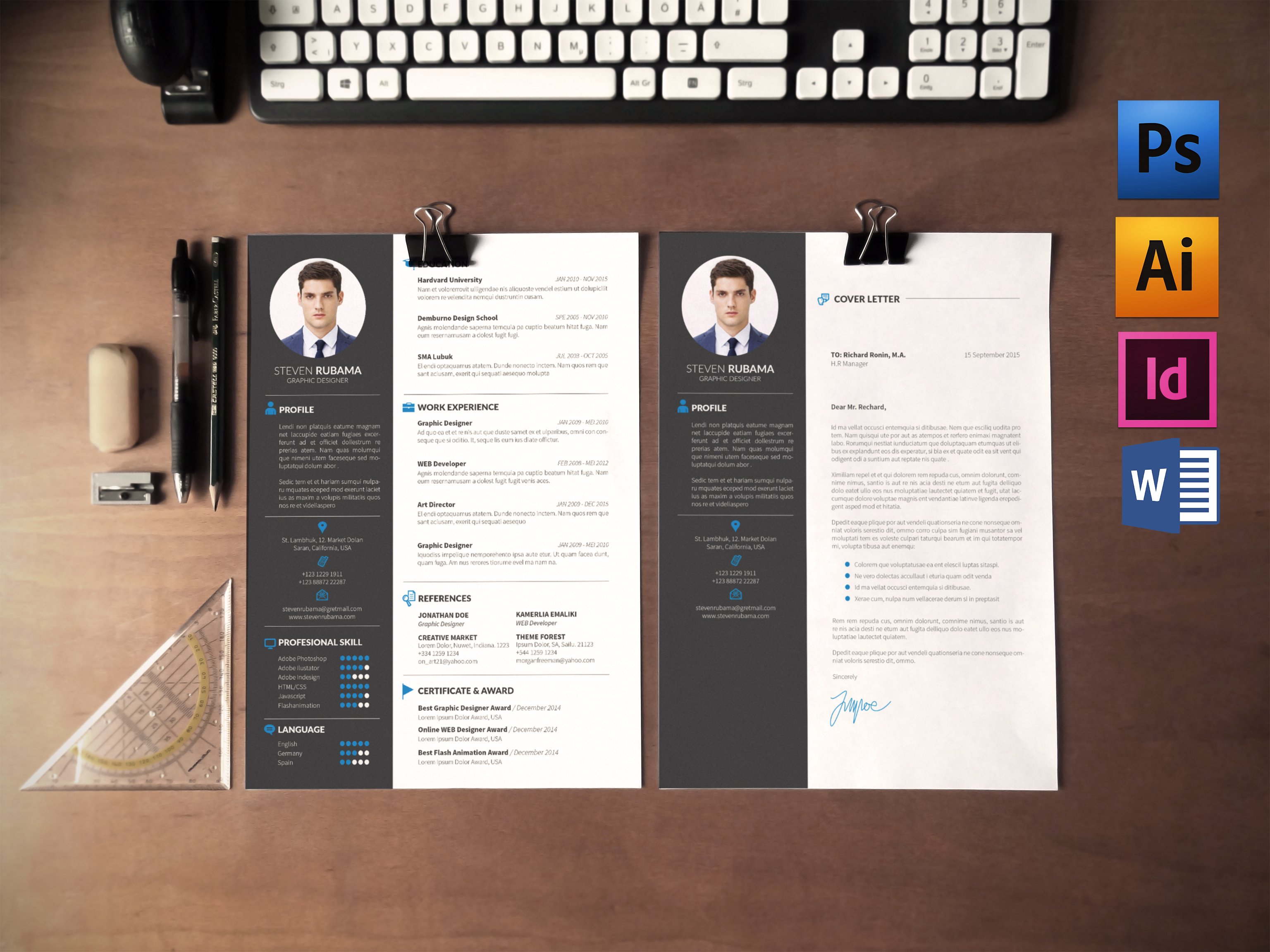 Resume/CV + Cover Letter cover image.