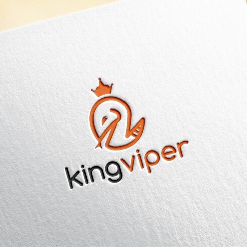 King Viper Logo Template cover image.