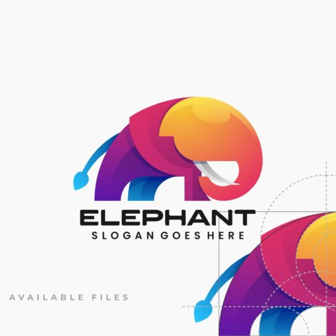 Elephant Gradient Colorful Logo cover image.