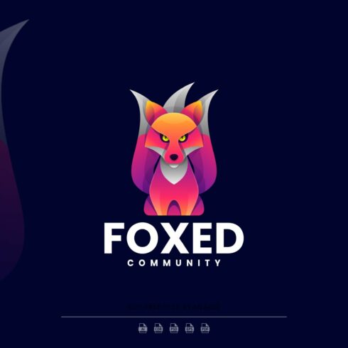 Fox Gradient Colorful Logo cover image.