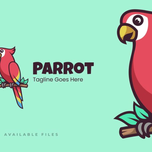 Parrot Simple Logo cover image.