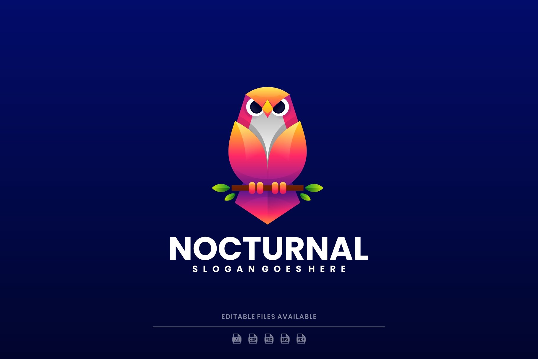 Nocturnal Colorful Logo cover image.