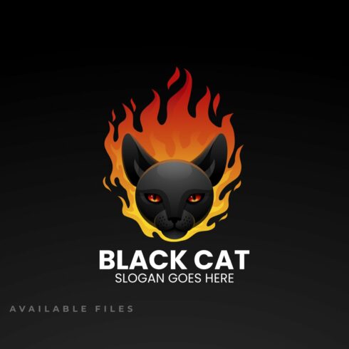 Black Cat Colorful Logo cover image.
