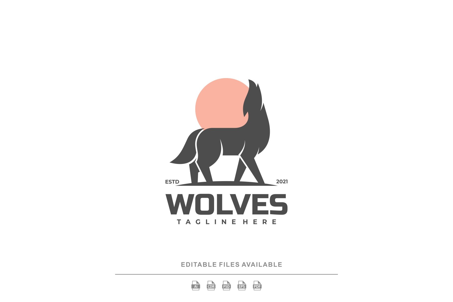 Wolf Silhouette Logo cover image.