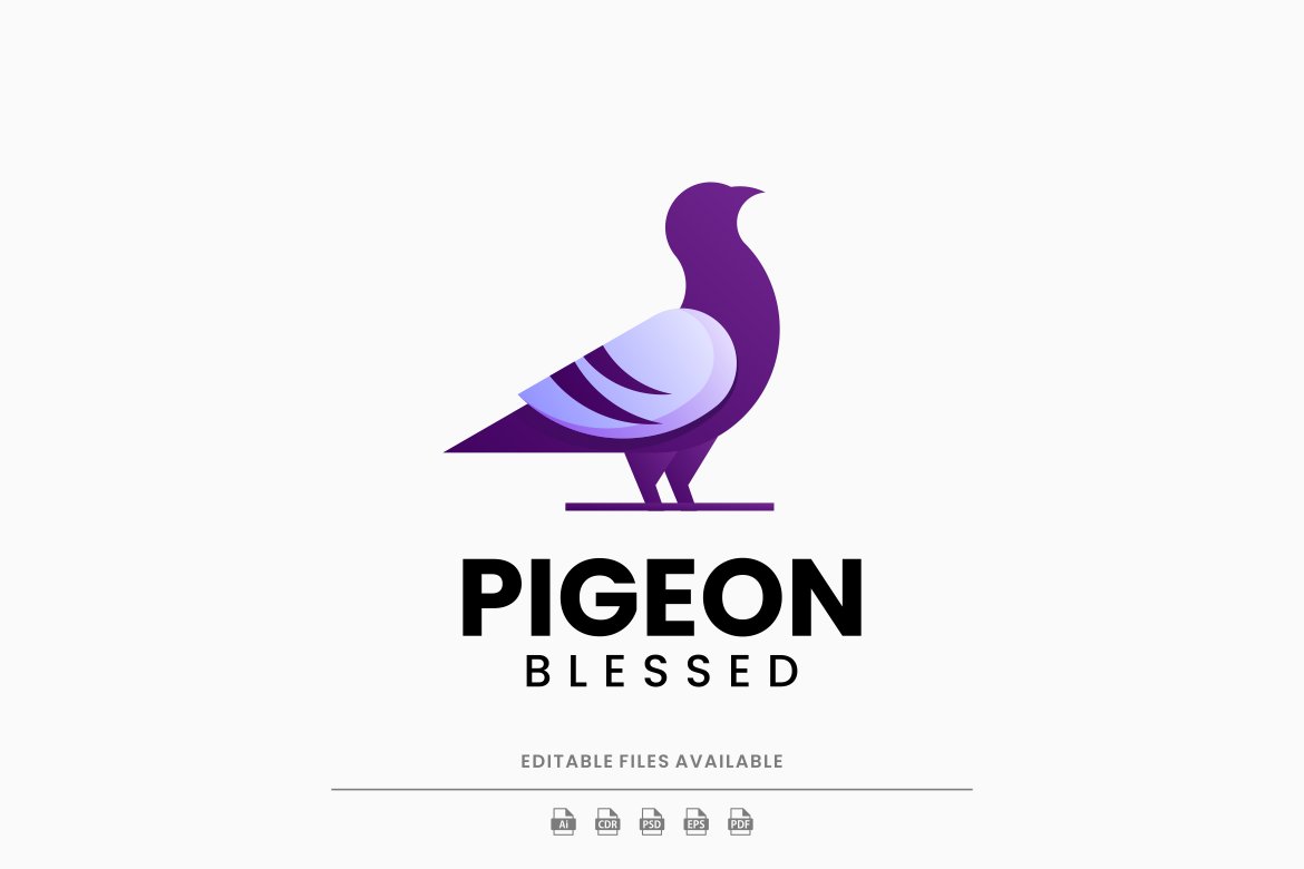 Pigeon Gradient Logo cover image.