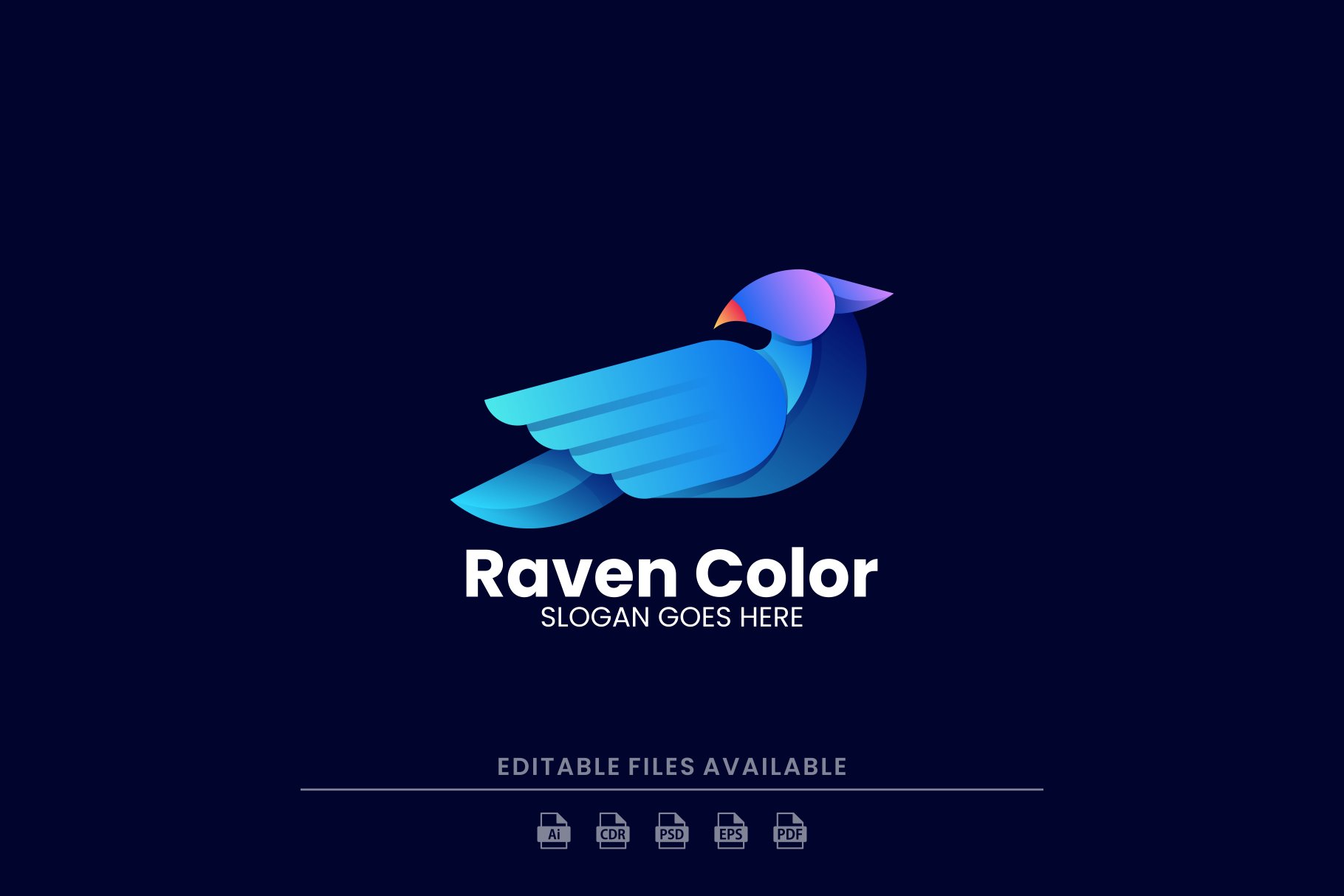 Raven Colorful Logo cover image.