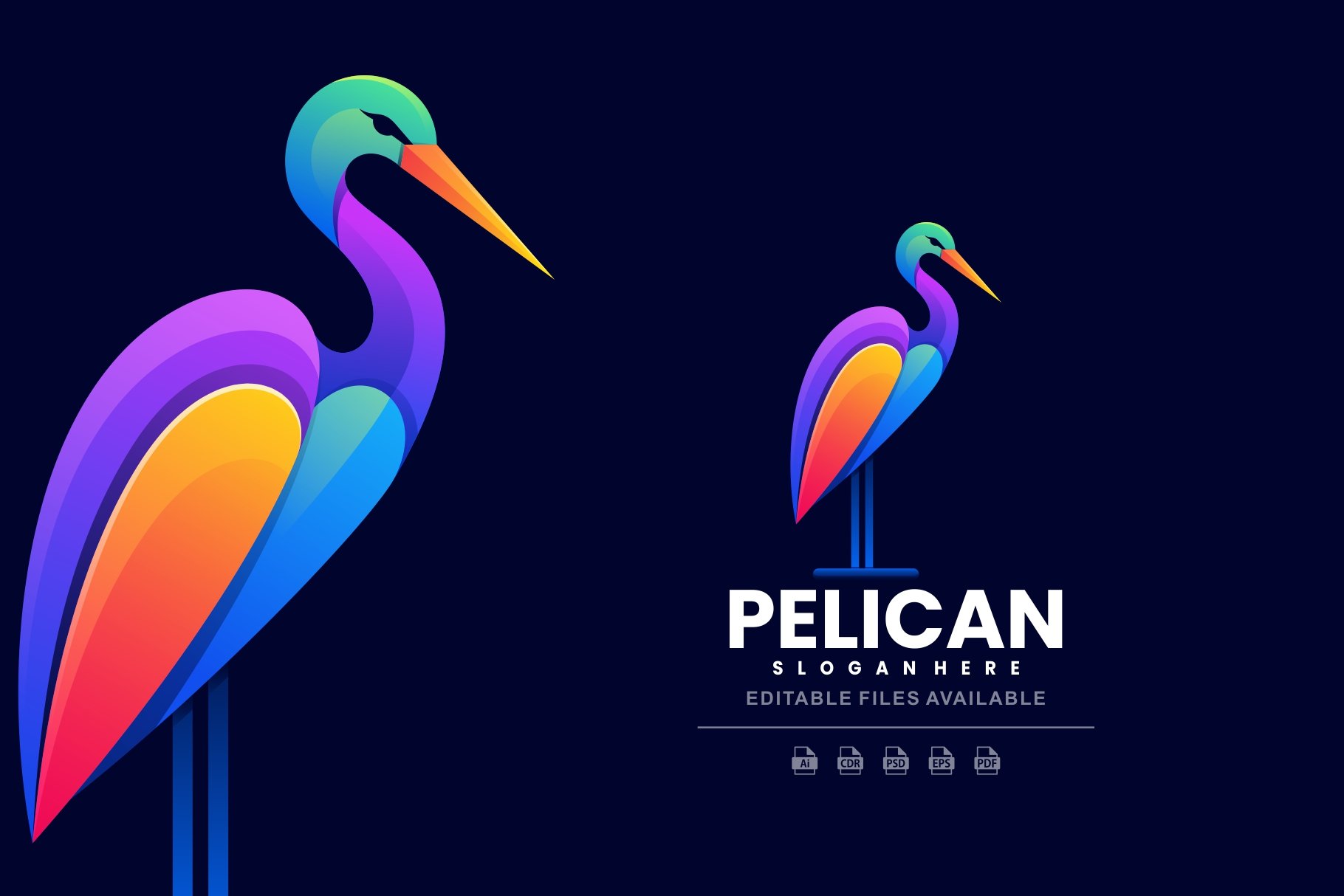 Pelican Gradient Colorful Logo cover image.