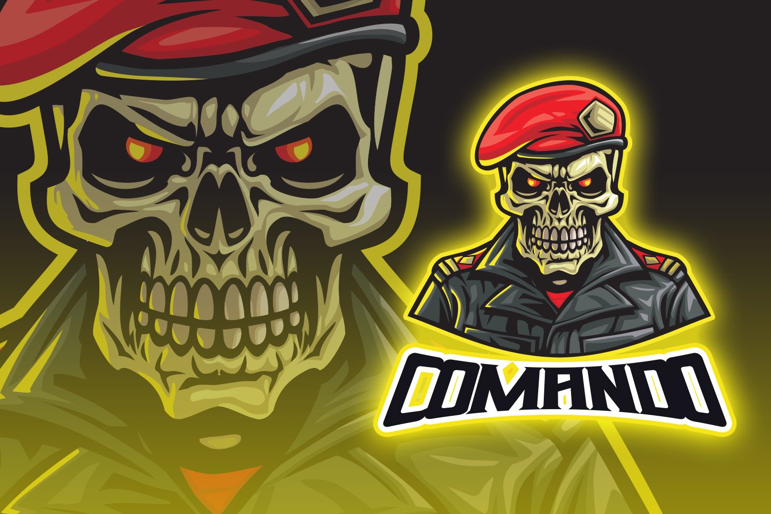 Skull Comando Esport Logo cover image.
