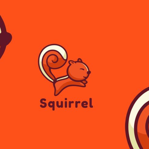 Squirrel Mascot Cartoon Logo cover image.