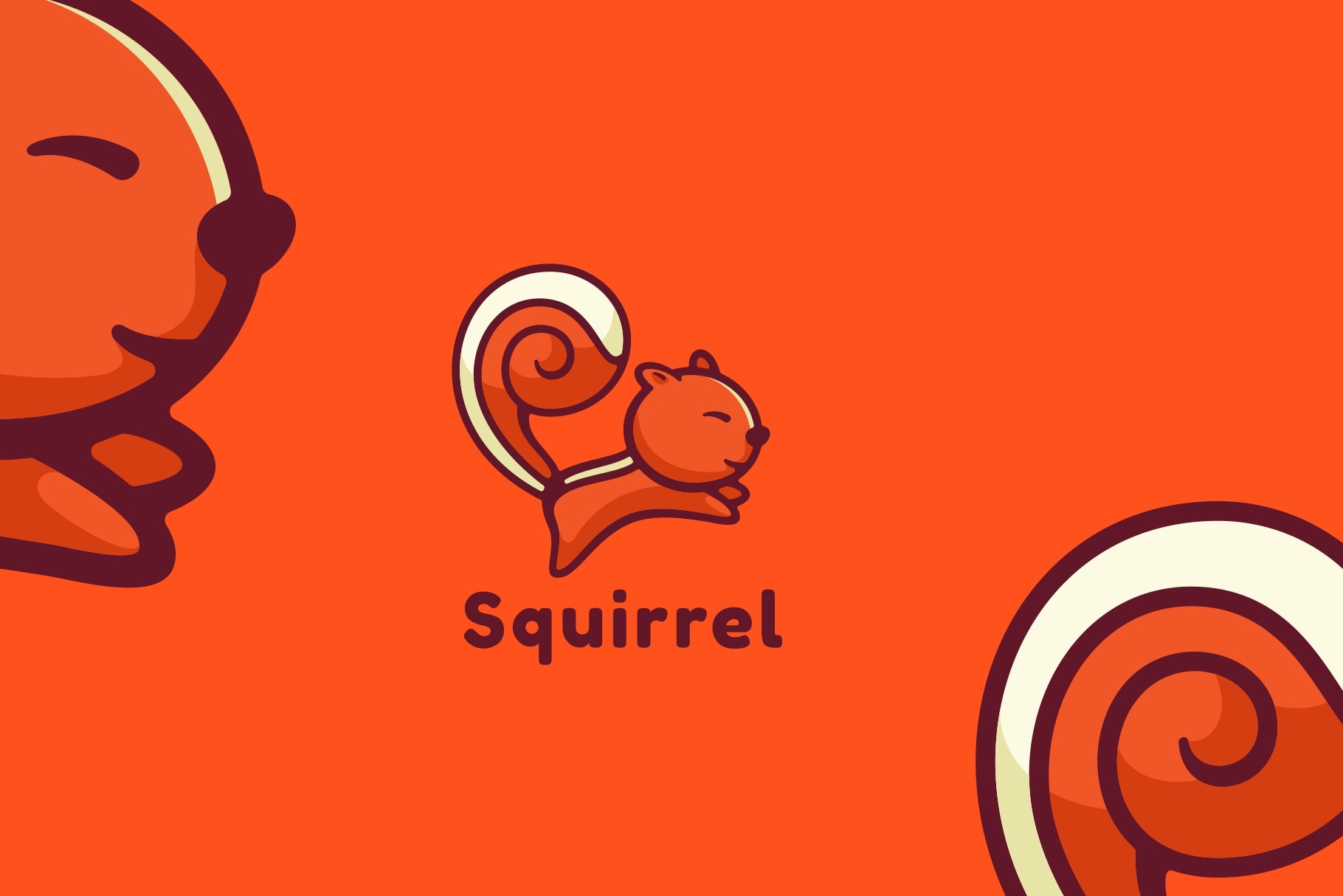 Squirrel Mascot Cartoon Logo cover image.