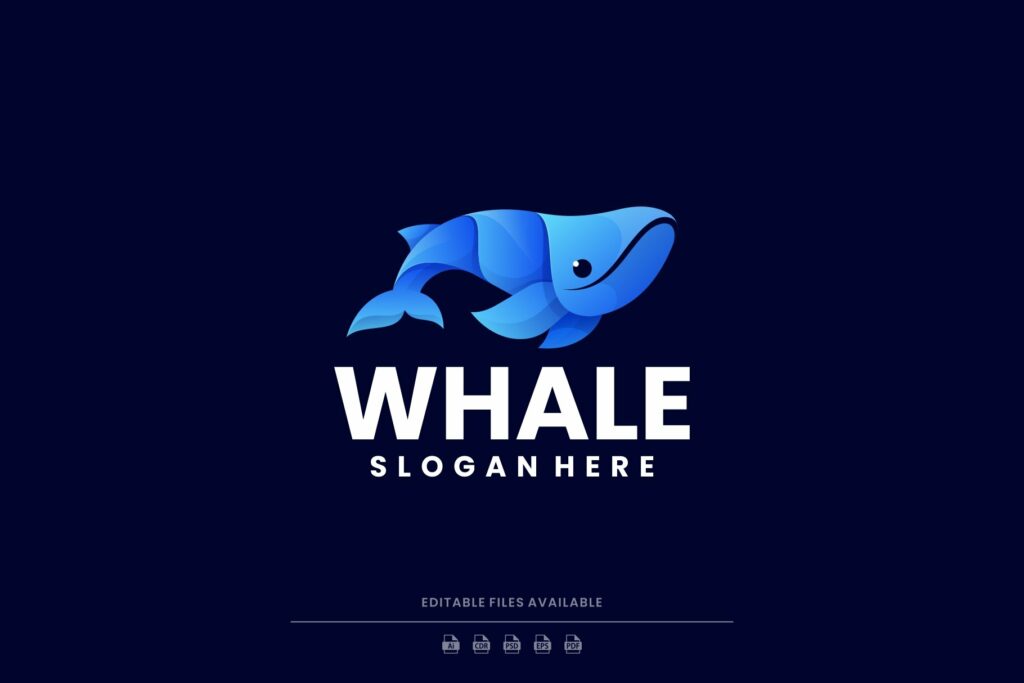 Whale Colorful Logo – MasterBundles