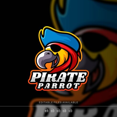 Pirate Parrot Mascot Logo cover image.