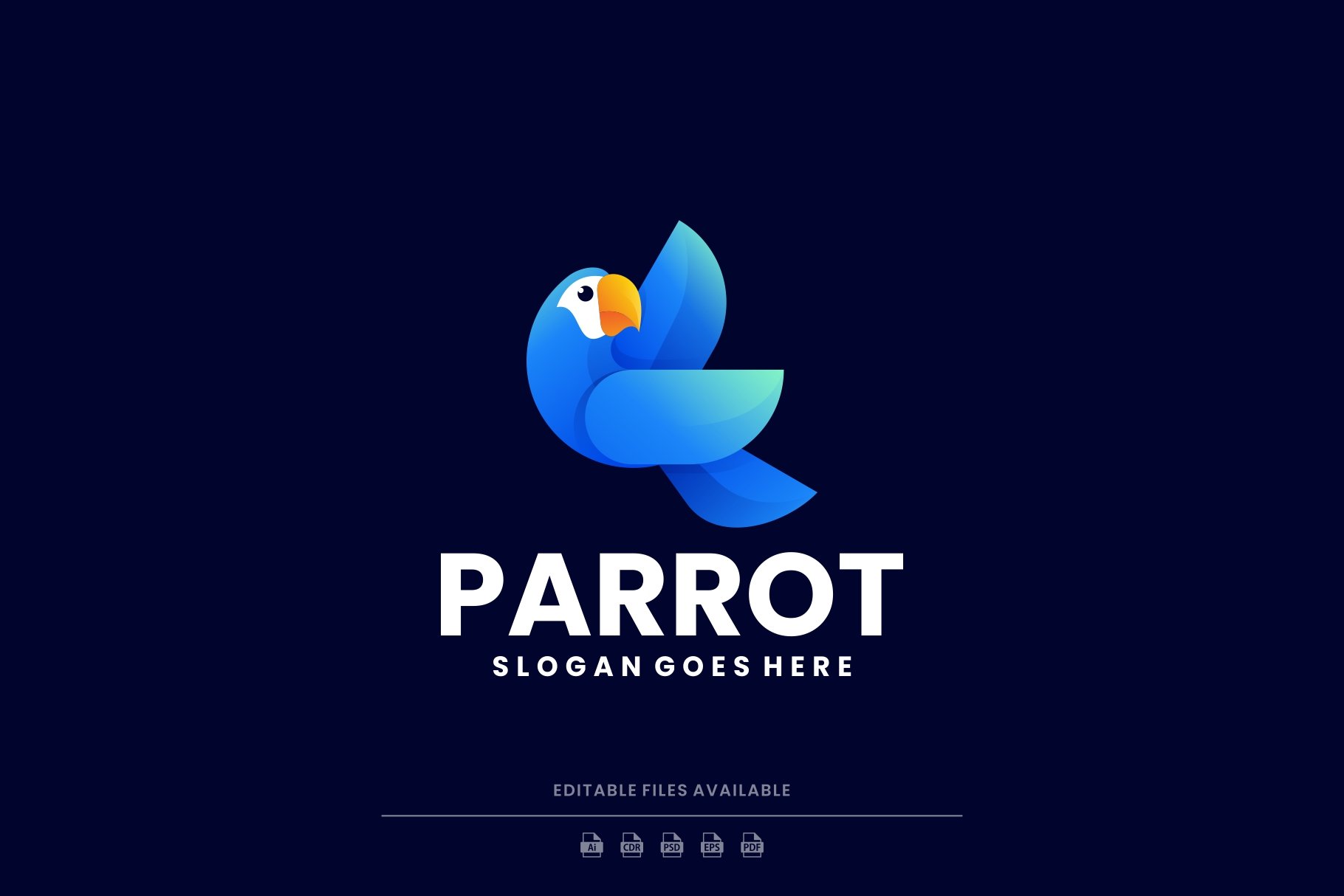 Parrot Gradient Logo cover image.