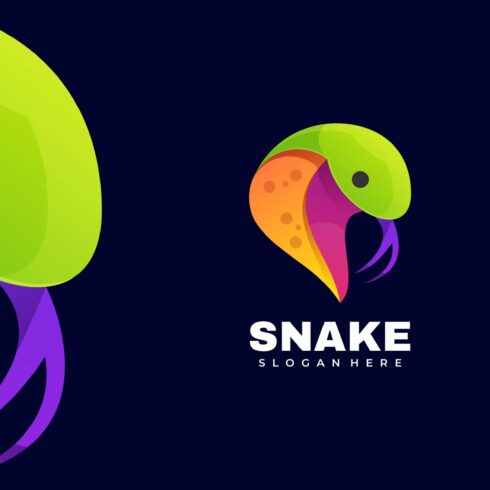 Snake Gradient Colorful Logo cover image.