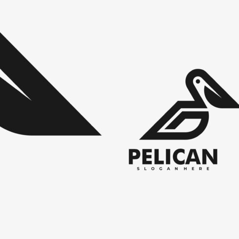 Pelican Line Art Logo cover image.