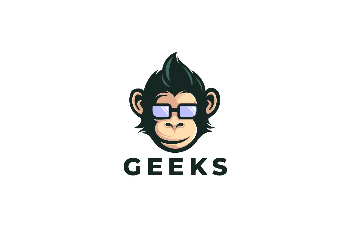 Monkey Nerds Mascot Logo cover image.