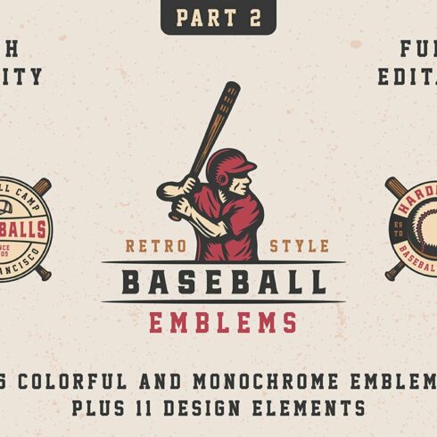 Baseball Emblems Part 2 cover image.