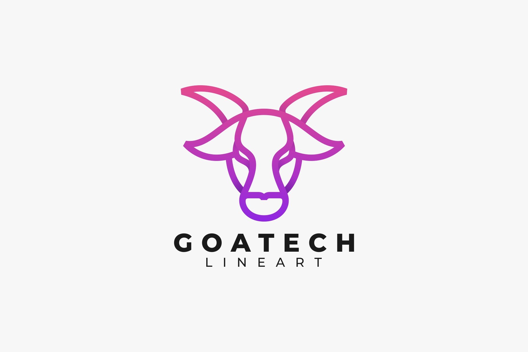 Goat Line Art Logo cover image.