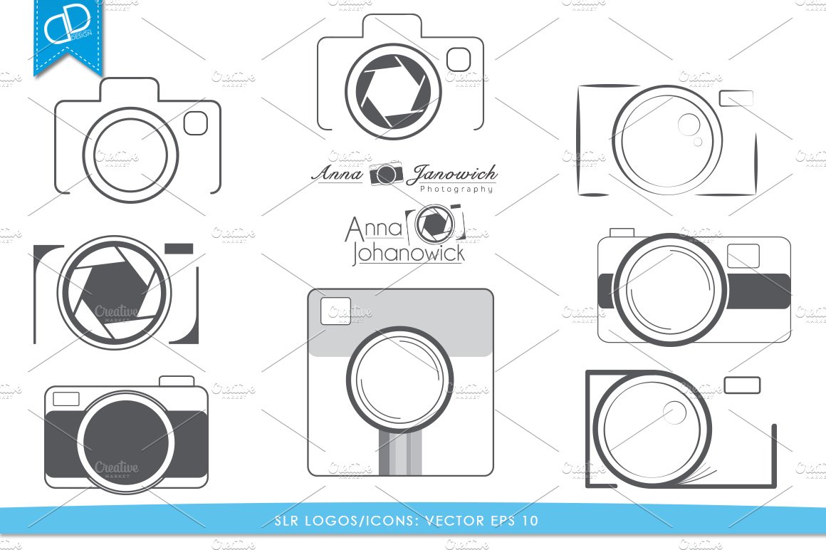 Camera SLR Logos/Icons Vector cover image.