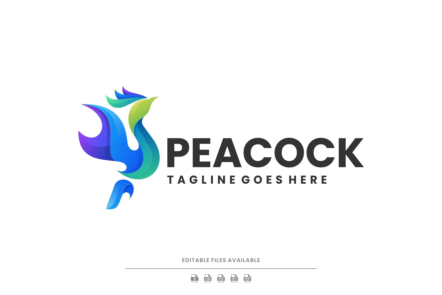 Peacock Colorful Logo cover image.