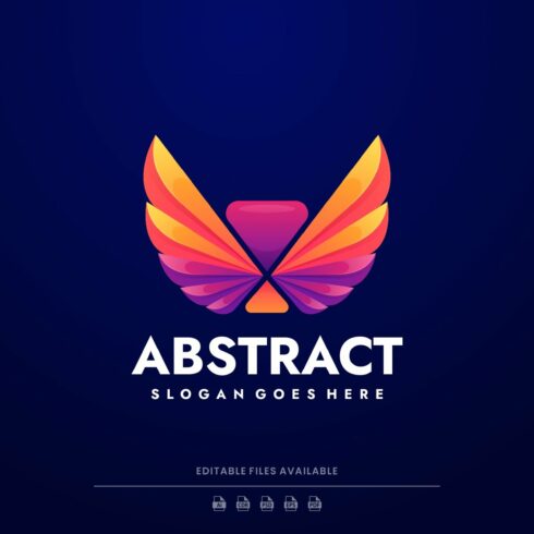Abstract Wings Colorful Logo cover image.
