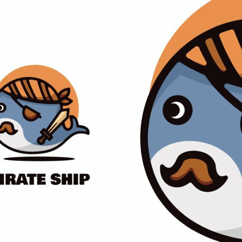 Whale Cartoon Logo cover image.