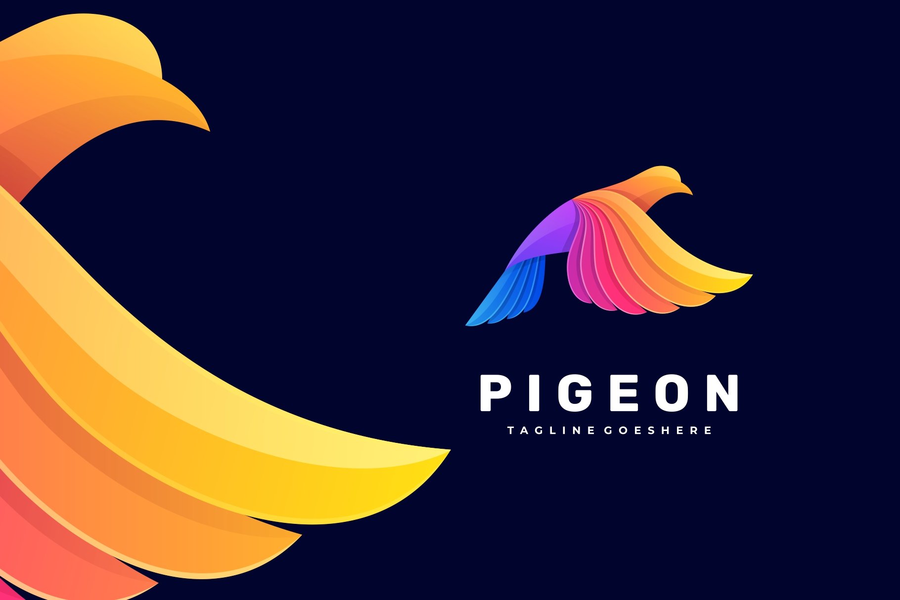 Pigeon Colorful Logo cover image.