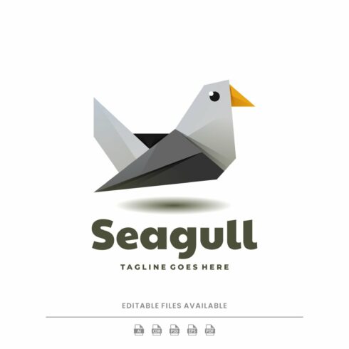 Seagull Low Poly Logo cover image.