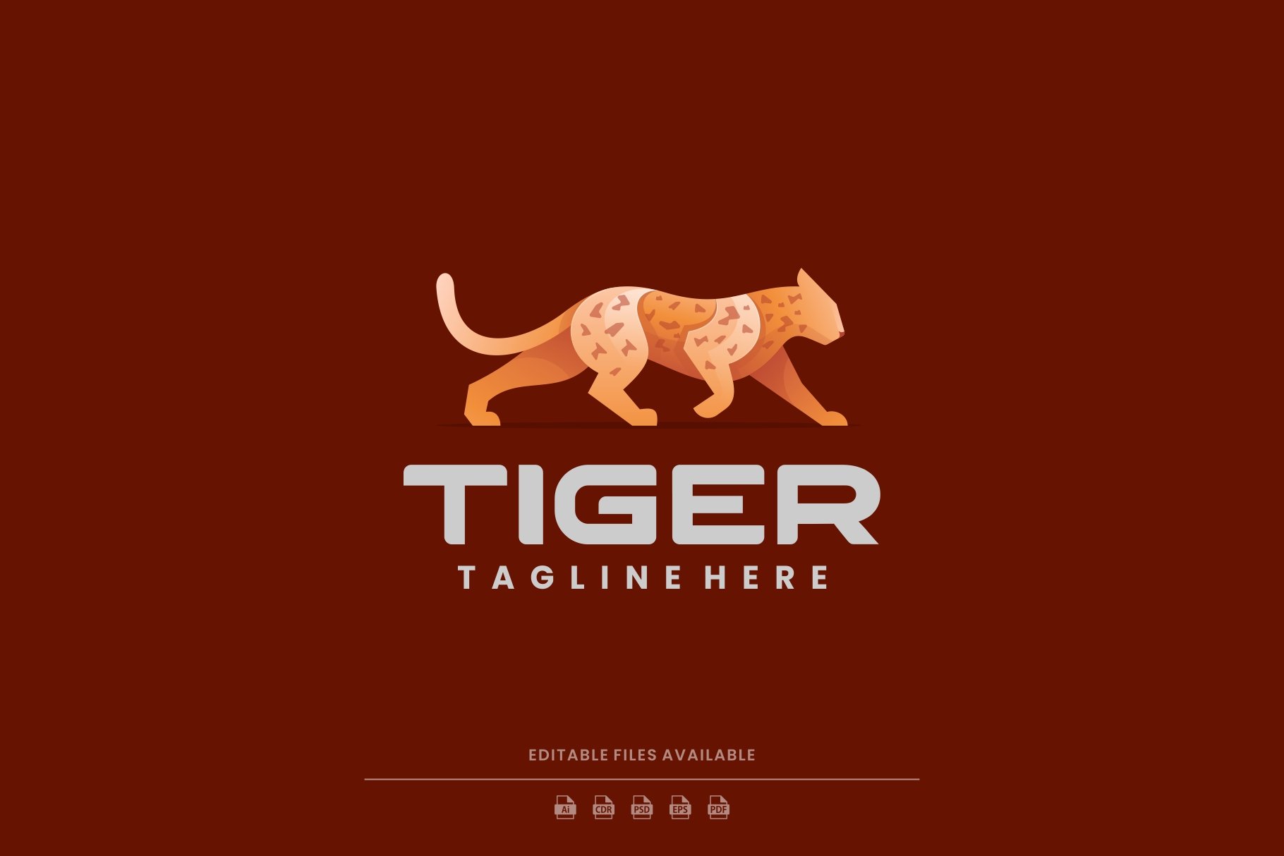Tiger Gradient Logo cover image.