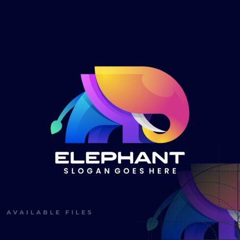 Elephant Gradient Colorful Logo cover image.