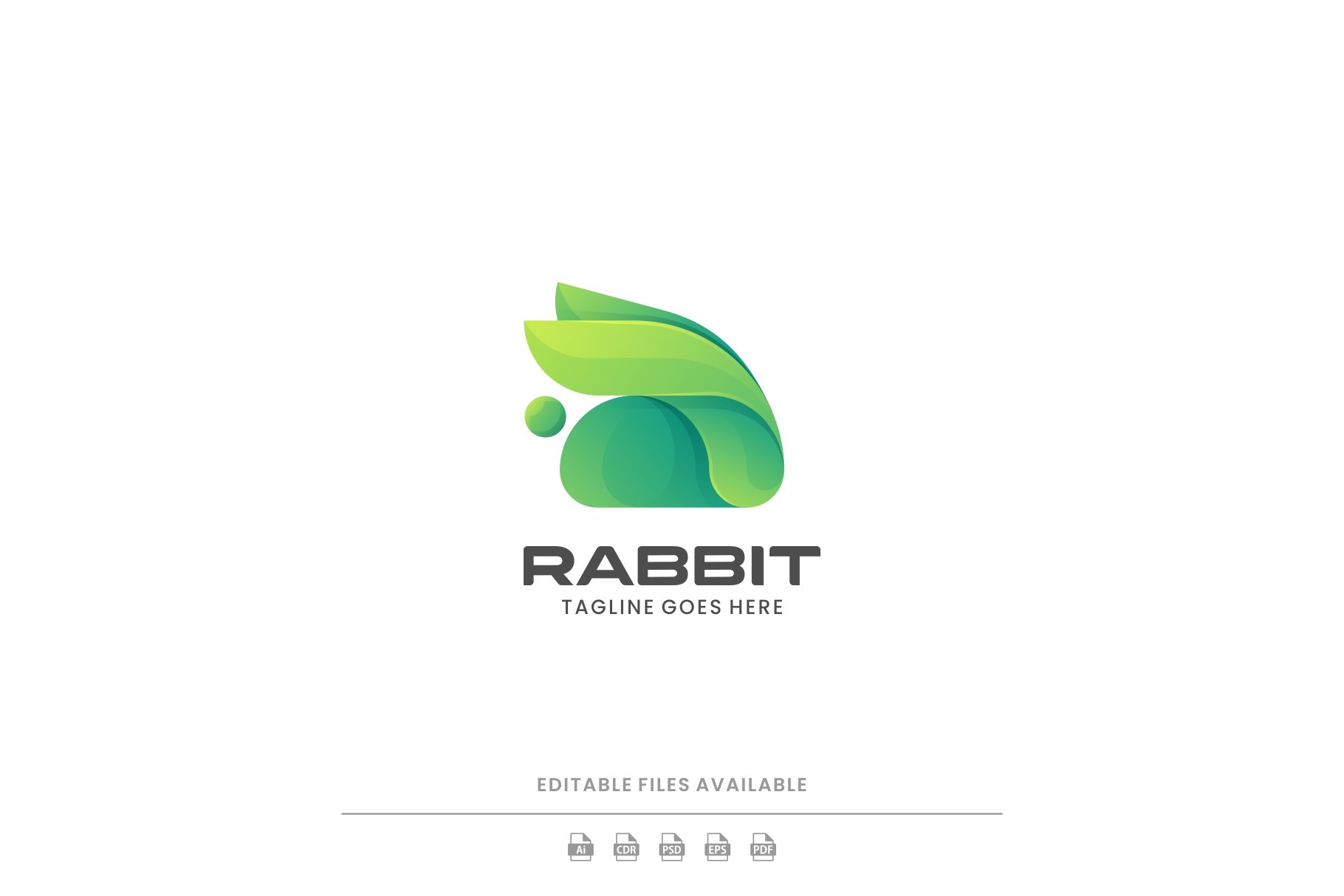 Rabbit Gradient Colorful Logo cover image.