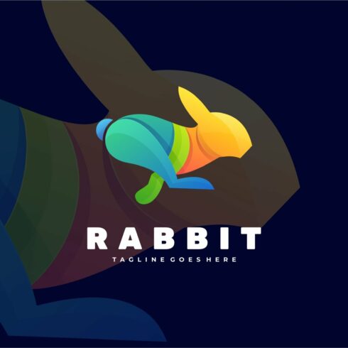 Rabbit Gradient Colorful Logo cover image.
