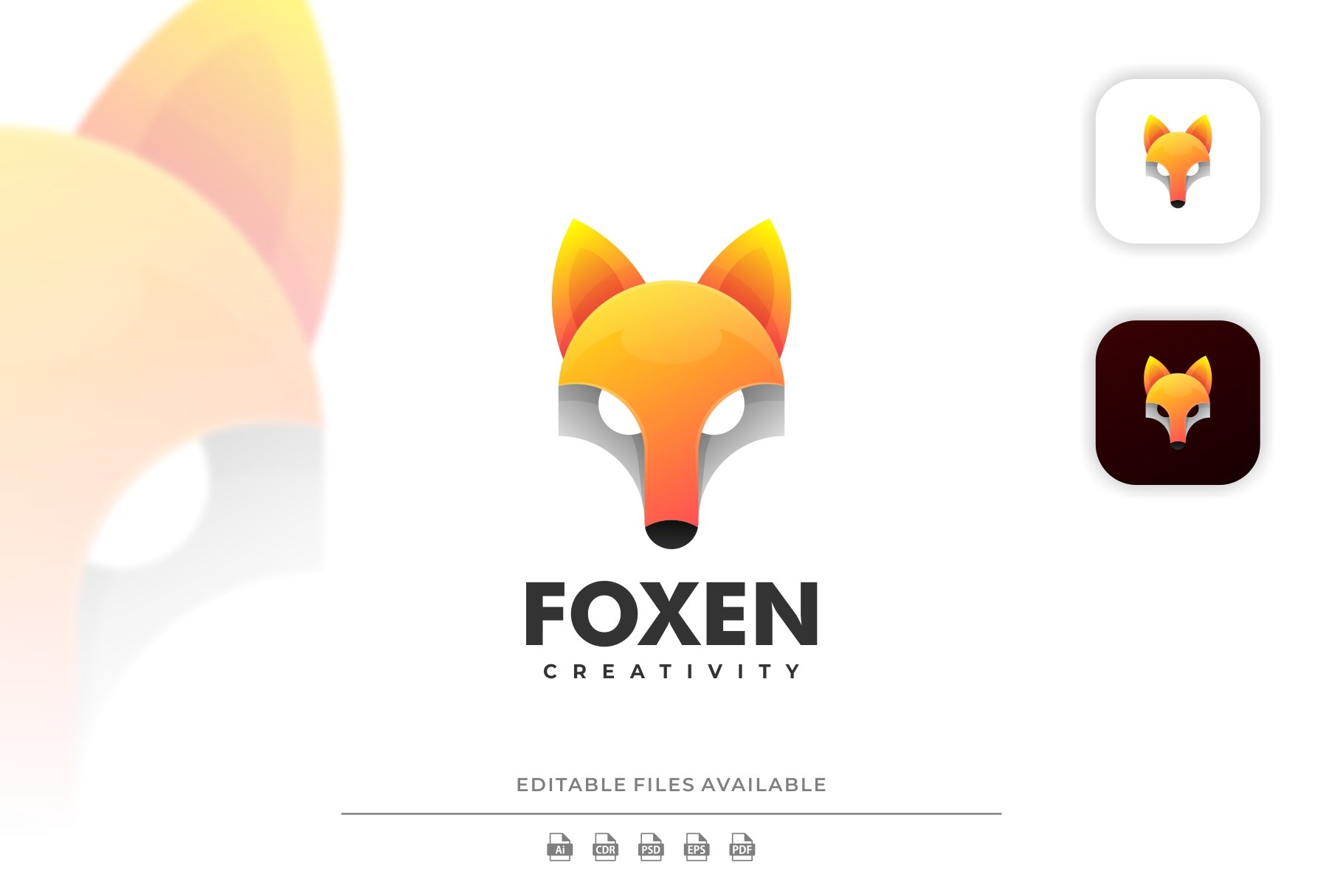 Fox Gradient Colorful Logo cover image.