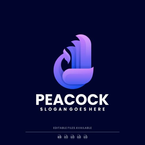 Peacock Gradient Logo cover image.