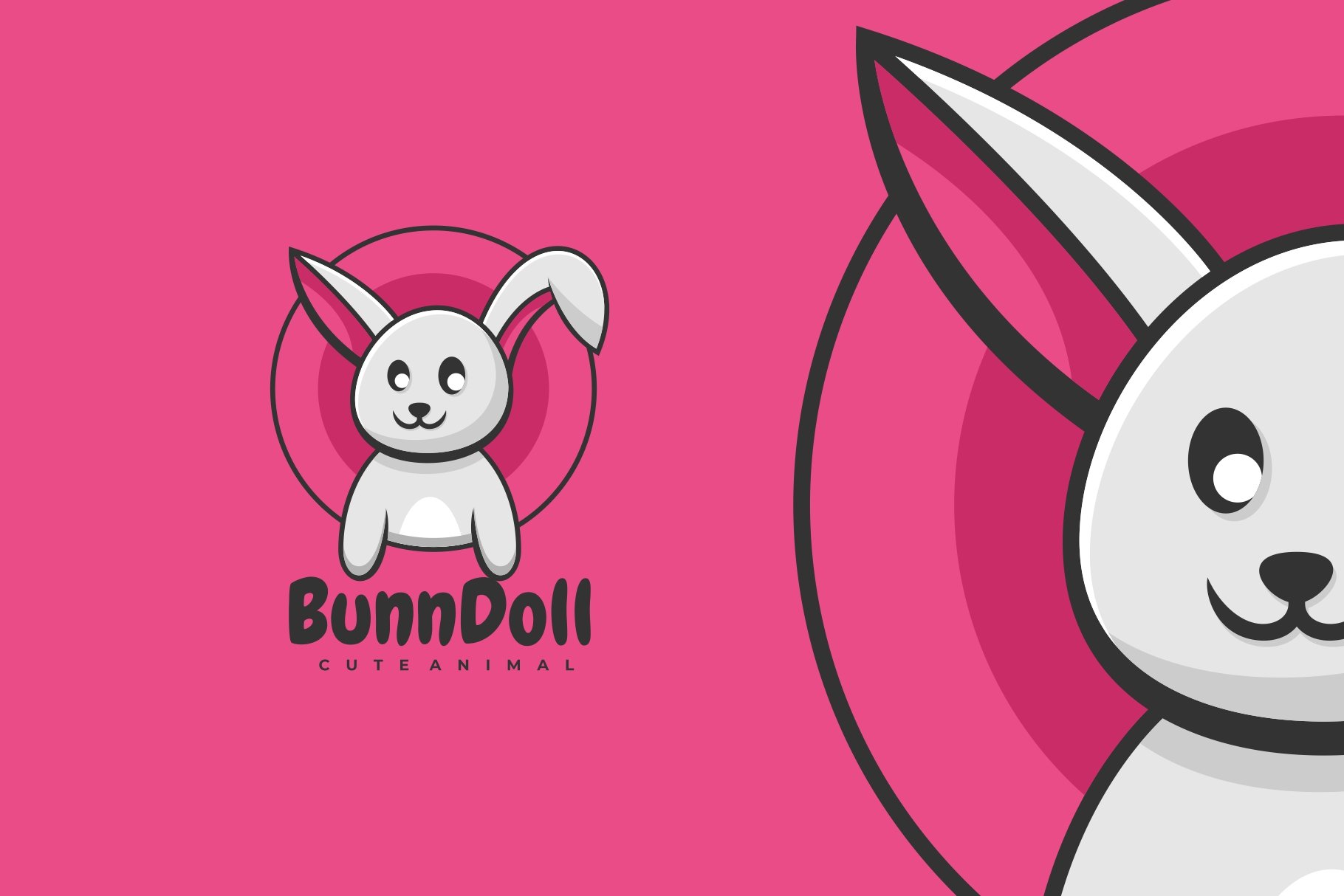 Bunny Cartoon Logo cover image.