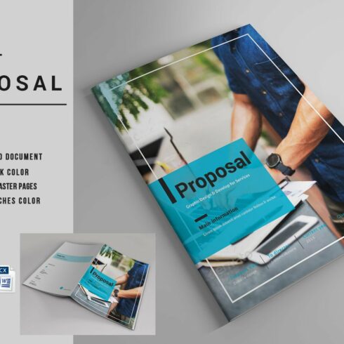 InDesign Business Proposal-V560 cover image.