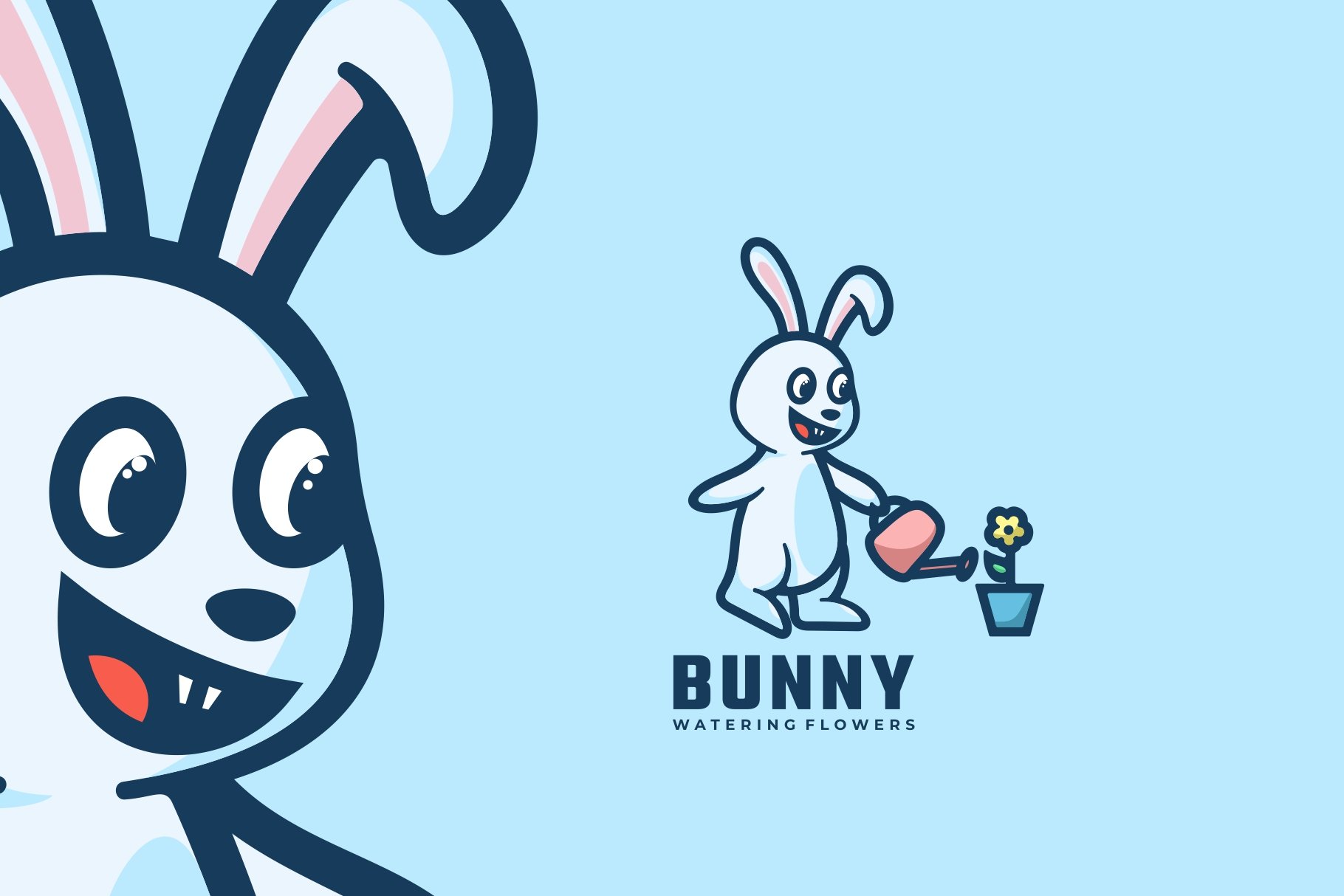 Bunny Cartoon Logo cover image.