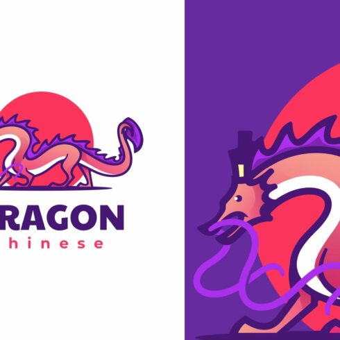 Dragon Cartoon Logo cover image.