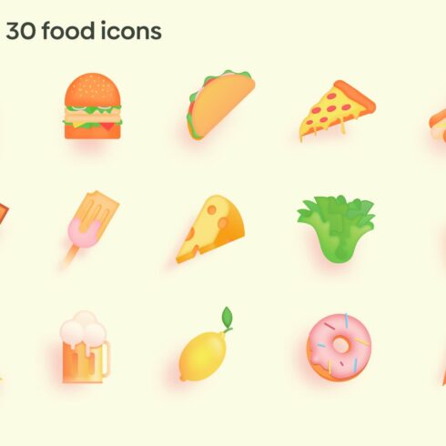 Food Icons cover image.