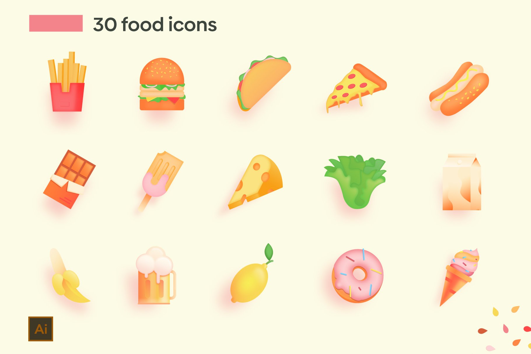 Food Icons cover image.