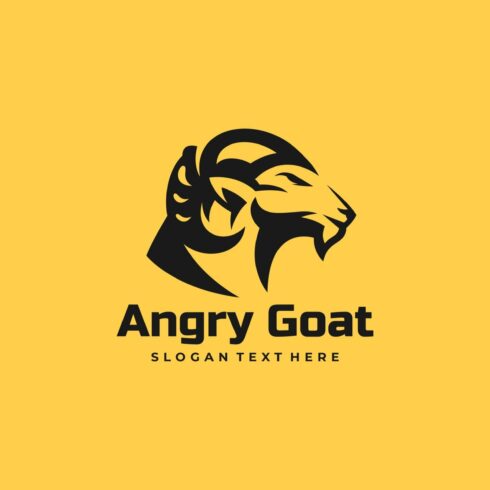 Angry Goat Silhouette Logo cover image.