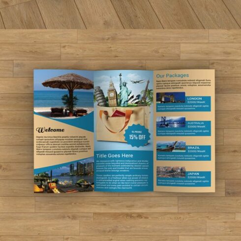 Travel Agency Brochure - V25 cover image.