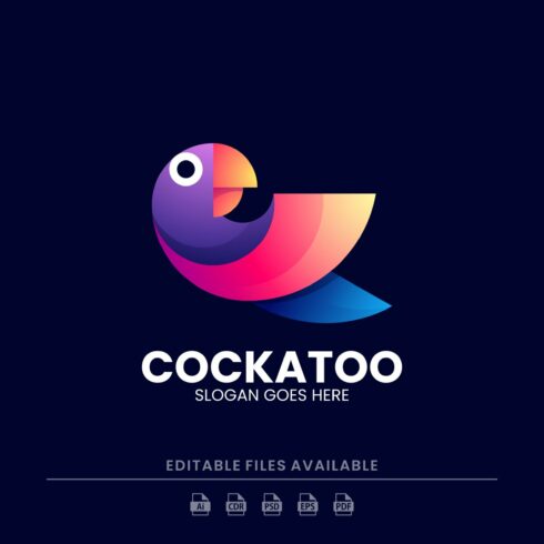 Cockatoo Colorful Logo cover image.