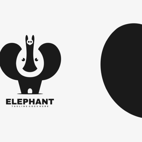Elephant Negative Space Logo cover image.